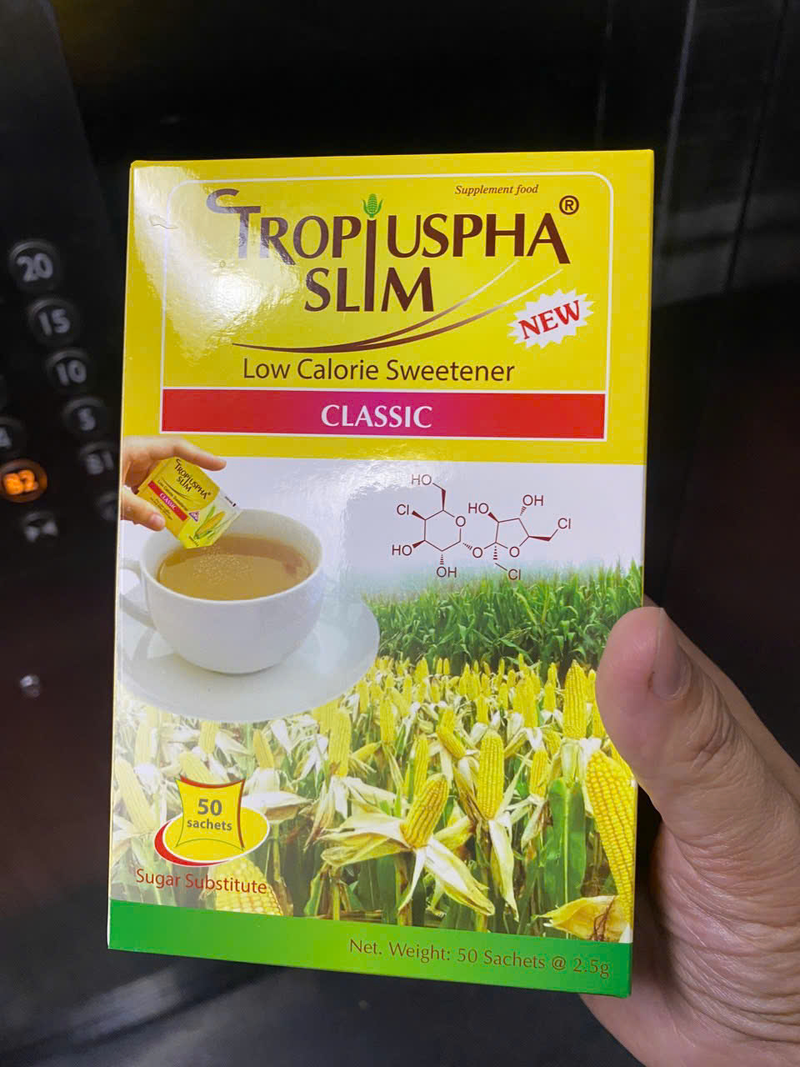 ĐƯỜNG BẮP ĂN KIÊNG TROPIUSPHA SLIM ( HỘP 80 GÓI)