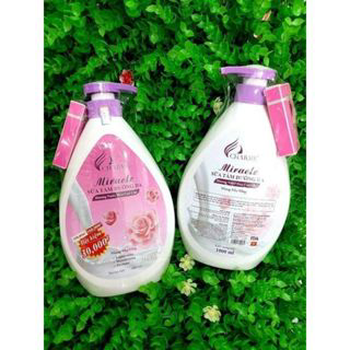 [TẶNG NƯỚC HOA] Sữa Tắm Nước Hoa Dưỡng Da CHARME MIRACLE Hoa Hồng 1000ml ~ 1.2kg Dưỡng Ẩm, Trắng Mịn Màng, Lưu Hương