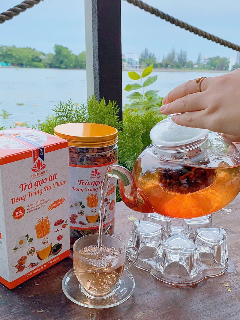 TRÀ GẠO LỨT ĐÔNG TRÙNG HẠ THẢO 700GR