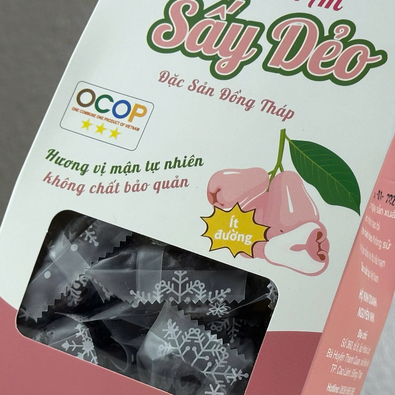 Mận sấy dẻo hộp 350gr ( đặc sản đồng tháp) - 0COP 3 sao