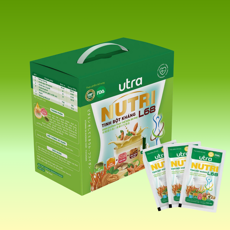 Tinh Bột Kháng Utra Nutri L68 (15 gói x20g)