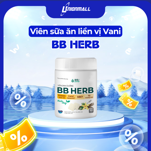Viên sữa ăn liền BB HERB vị Vani