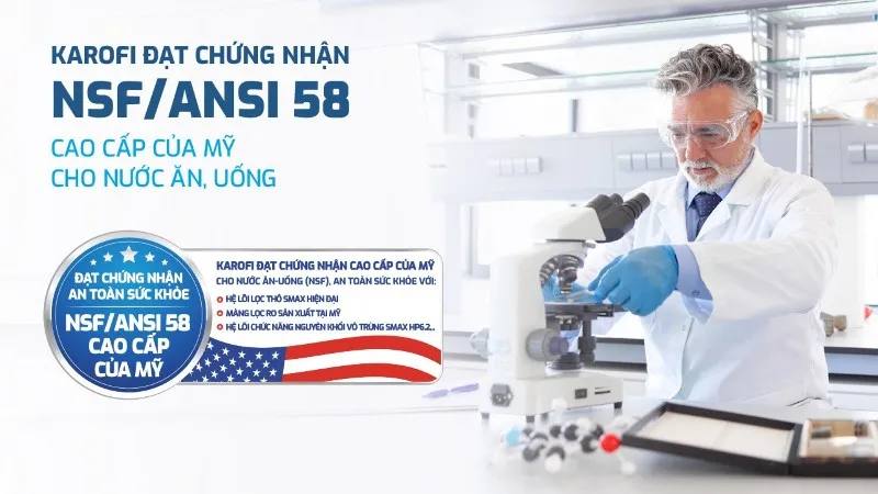 Máy lọc nước RO Karofi KAQ-GZ26