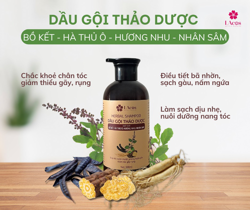 Dầu gội thảo dược Lacos 500ml