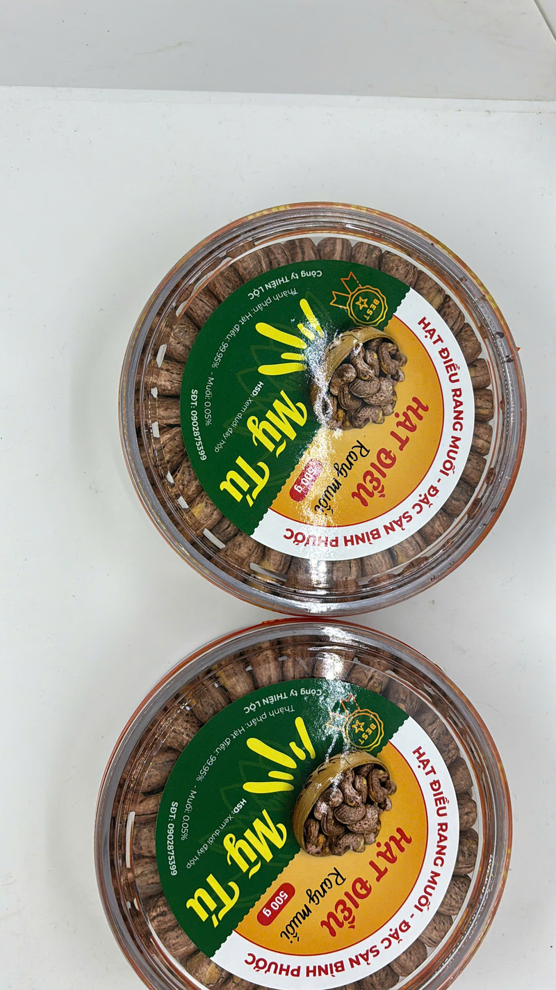 HẠT ĐIỀU RANG MUỐI 500GR - ĐẶC SẢN BÌNH PHƯỚC