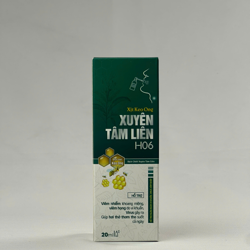 Xịt keo ong xuyên tâm liên H06