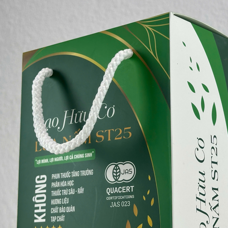 GẠO HỮU CƠ LÚA NẤM ST25 - HỘP