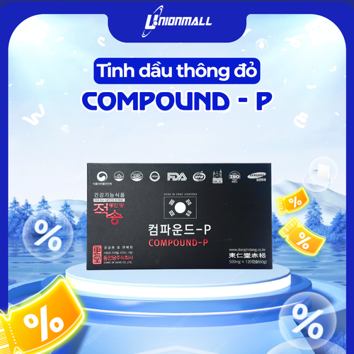 Tinh dầu thông đỏ Compound – P (Hộp 30 viên)