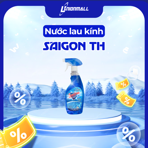 Nước lau kính Saigon TH 520ml hương Biển Xanh