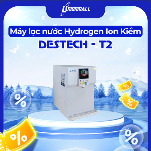 Máy lọc nước hydrogen ion kiềm DESTECH-T2 (Phí lắp đặt 500K)