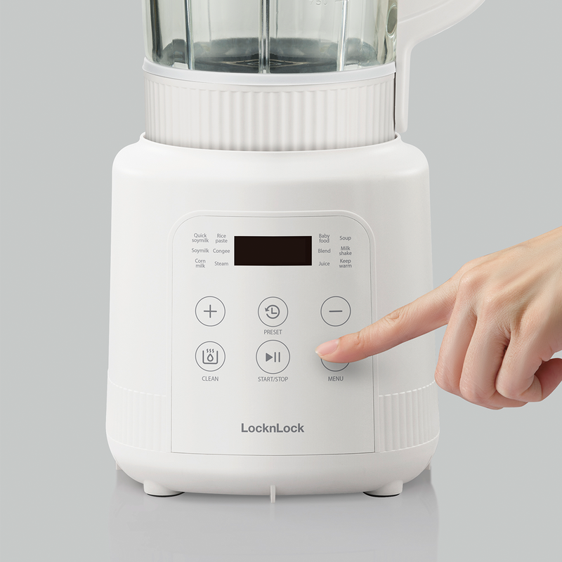 Máy Làm Sữa Hạt Đa Năng Locknlock Bianco Heating Blender 1.75L, 800W, 220V, 50Hz - Màu ngà - EJM486IVY