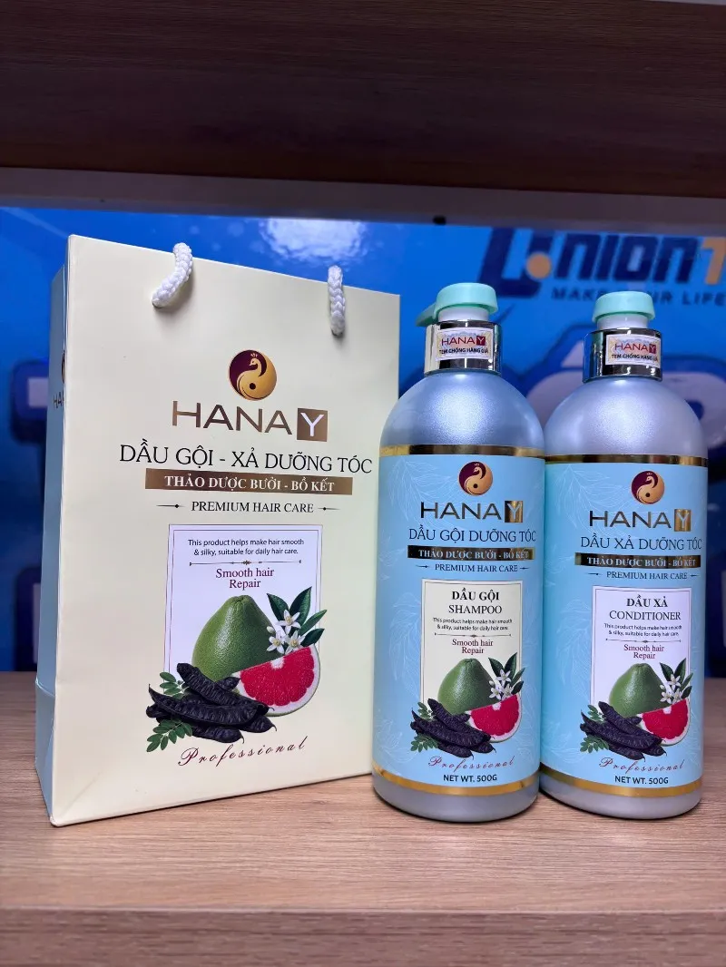 Bộ gội xả thảo dược Hanay 500ml