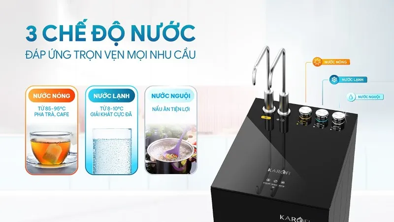 Máy lọc nước nóng lạnh Karofi KAD-GZ68