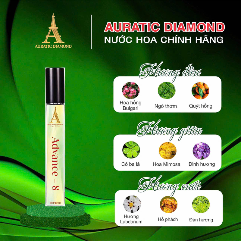 Advance – 8 – Nước Hoa Phương Đông Cay Nồng, Bí Ẩn & Quyến Rũ