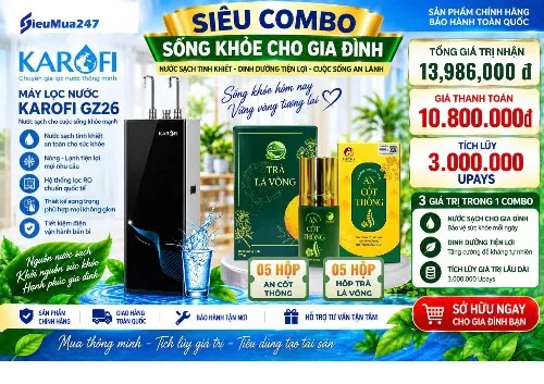 COMBO SỐNG KHỎE CHO GIA ĐÌNH 2