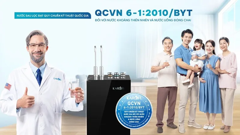Máy lọc nước nóng lạnh Karofi KAD-GZ68
