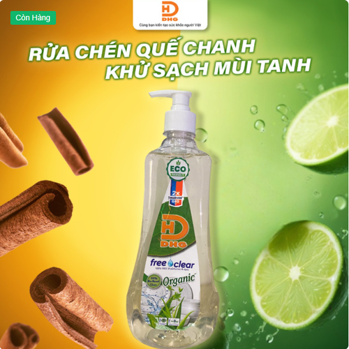 Nước Rửa Chén Sinh Học  800ml_Quế