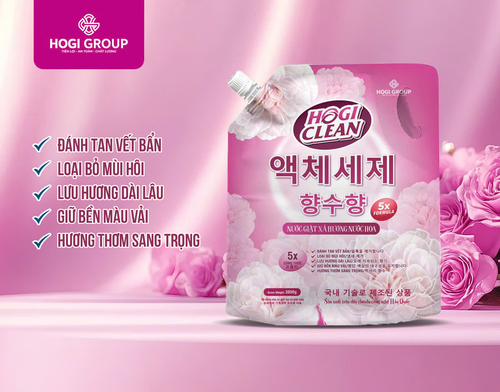 NƯỚC GIẶT XẢ HOGI CLEAN 3800G HƯƠNG NƯỚC HOA