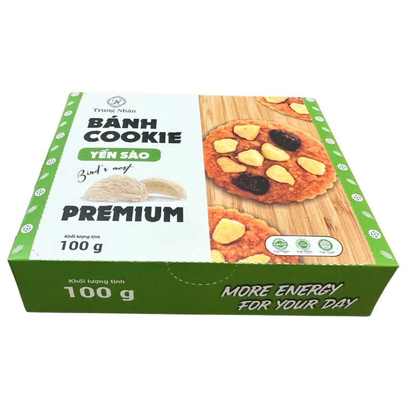 BÁNH COOKIE YẾN SÀO PREMIUM – Trao bánh ngon, Tặng dưỡng chất (100g)