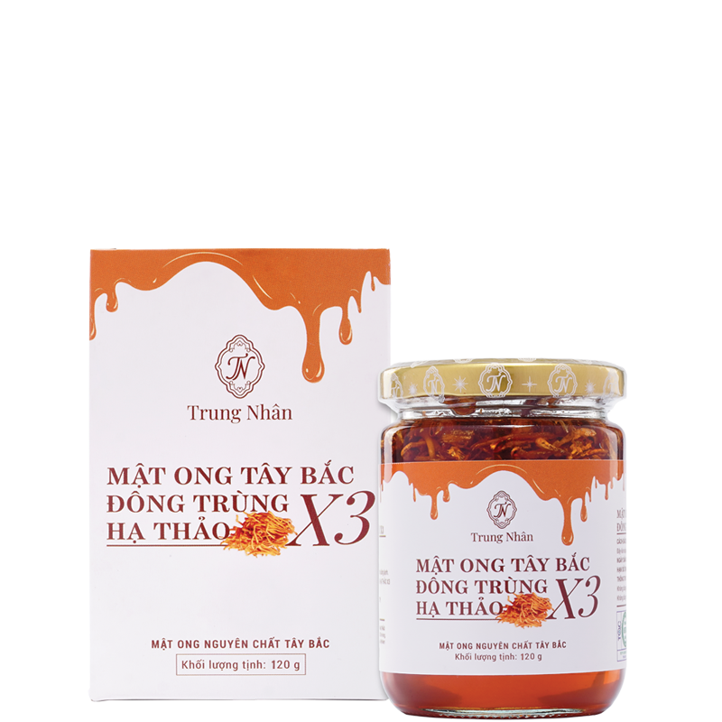 Mật Ong Tây Bắc Đông Trùng Hạ Thảo X3 120gr
