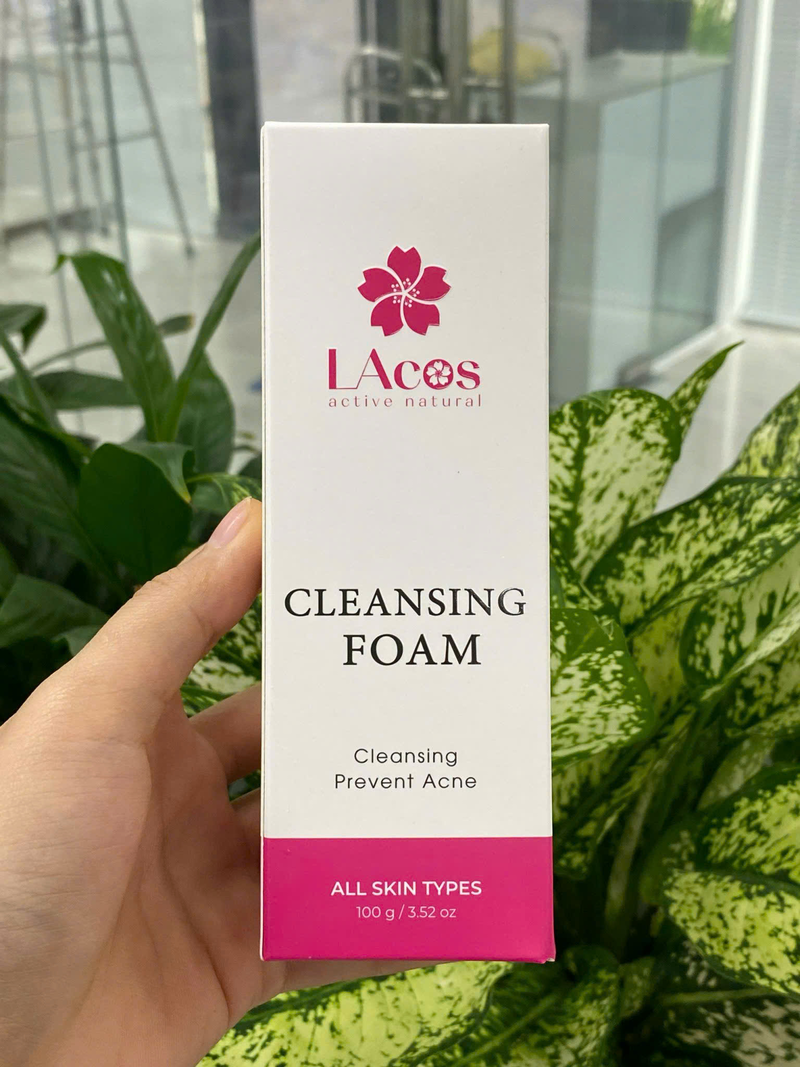 Sữa Rửa Mặt Tạo Bọt Cho Da Dầu Mụn LAcos – Cleansing
