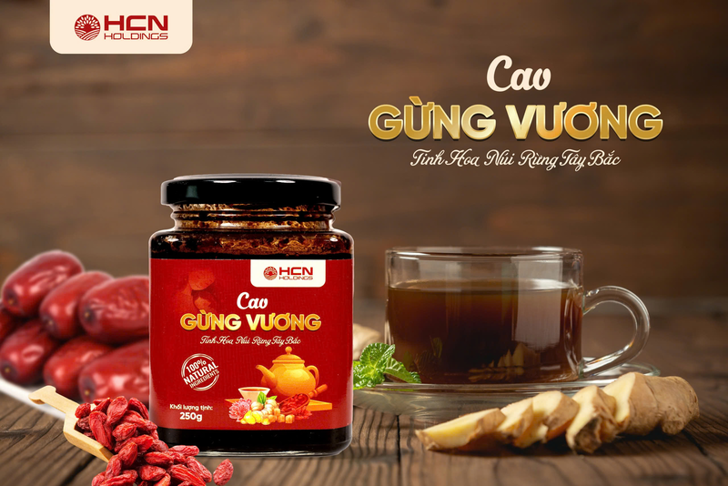 CAO GỪNG VƯƠNG - TĂNG CƯỜNG SỨC ĐỀ KHÁNG, GIỮ ẤM CƠ THỂ ( Hộp 250gr)