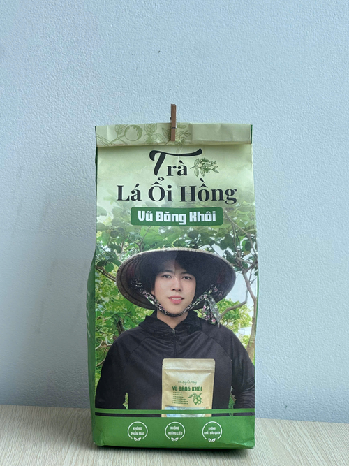 Trà lá ổi hồng dạng túi lọc 4g Vũ Đăng Khôi - Tan mỡ giảm cân, ngừa tiểu đường