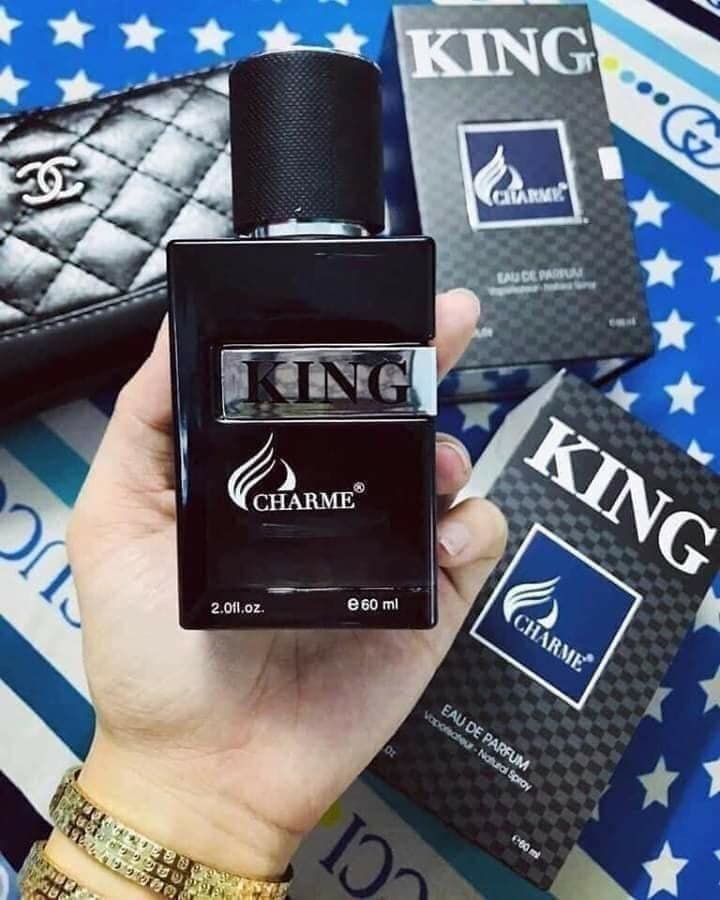 Nước Hoa Nam CHARME KING 60ml Lưu Hương Lâu Phong Cách Lịch Lãm, Ôn Hoà, Sang Trọng Chính Hãng