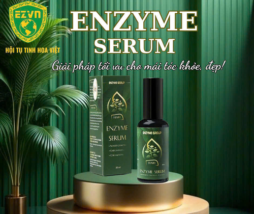 HAIR SERUM ENZYME ( BỔ SUNG ĐỘ ẨM, CUNG CẤP DƯỠNG CHẤT GIÚP TÓC CHẮC KHỎE)