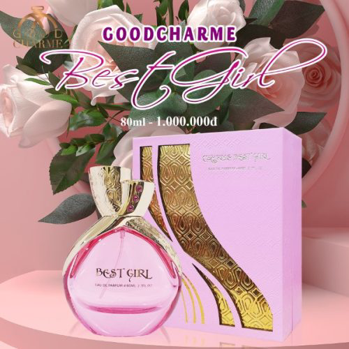 Nước Hoa Nữ Cao Cấp GOOD CHARME BEST GIRL 80ml Lưu Hương Lâu Phong Cách Quyến Rũ, Ngọt Ngào, Sexy Chính Hãng