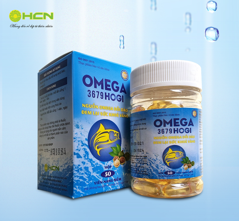 Viên Uống Dầu Cá Omega 3679 HOGI Hỗ Trợ Phát Triển Não Bộ, Chăm Sóc Da