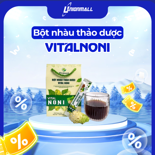 Bột Nhàu Thảo Dược Vitalnoni Hộp 25 gói
