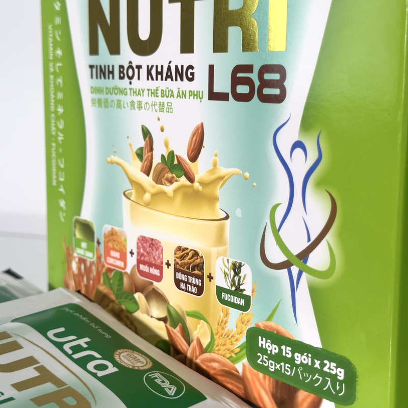 Tinh Bột Kháng Utra Nutri L68 (15 gói x20g)