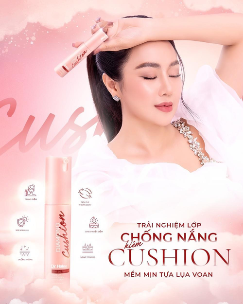 Kem chống nắng Makup che khuyết điểm Diamond Cushion