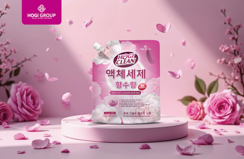 NƯỚC GIẶT XẢ HOGI CLEAN 3800G HƯƠNG NƯỚC HOA