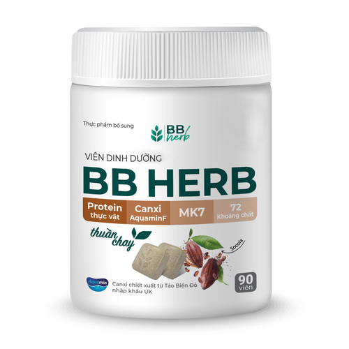 Viên sữa ăn liền BB HERB vị Socola