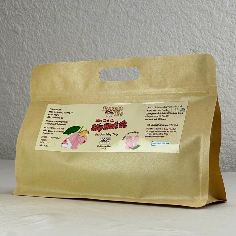 Mứt mận hòa an sấy muối ớt túi 350gr ( đặc sản đồng tháp)