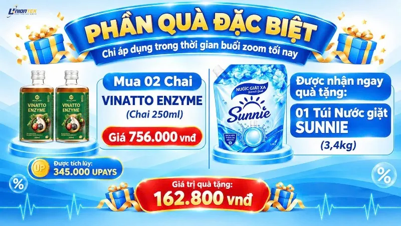 MUA 2 VINATTO TẶNG 1 NƯỚC GIẶT