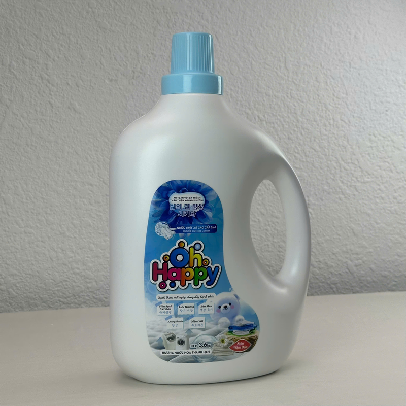 Nước giặt OH HAPPY 2in1 Enzyme Sinh Học Luxury 3,6kg