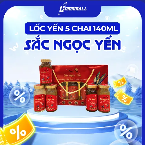 Sắc ngọc yến lốc 5 chai 140ml