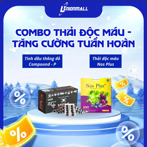 COMBO THẢI ĐỘC MÁU - TĂNG CƯỜNG TUẦN HOÀN