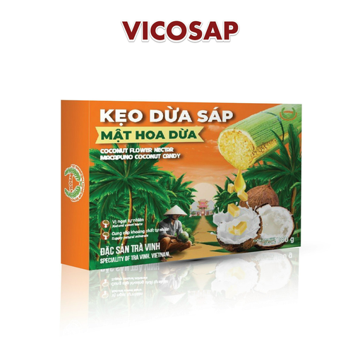 Kẹo dừa sáp mật hoa dừa (Hộp 180g)