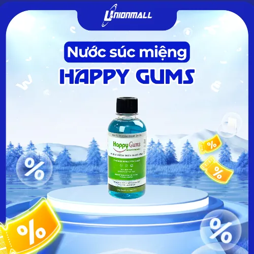 Nước súc miệng Happy Gums nhập khẩu Mỹ -