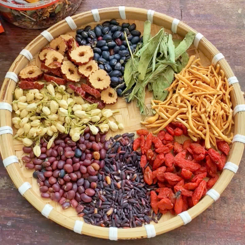 TRÀ GẠO LỨT ĐÔNG TRÙNG HẠ THẢO 700GR