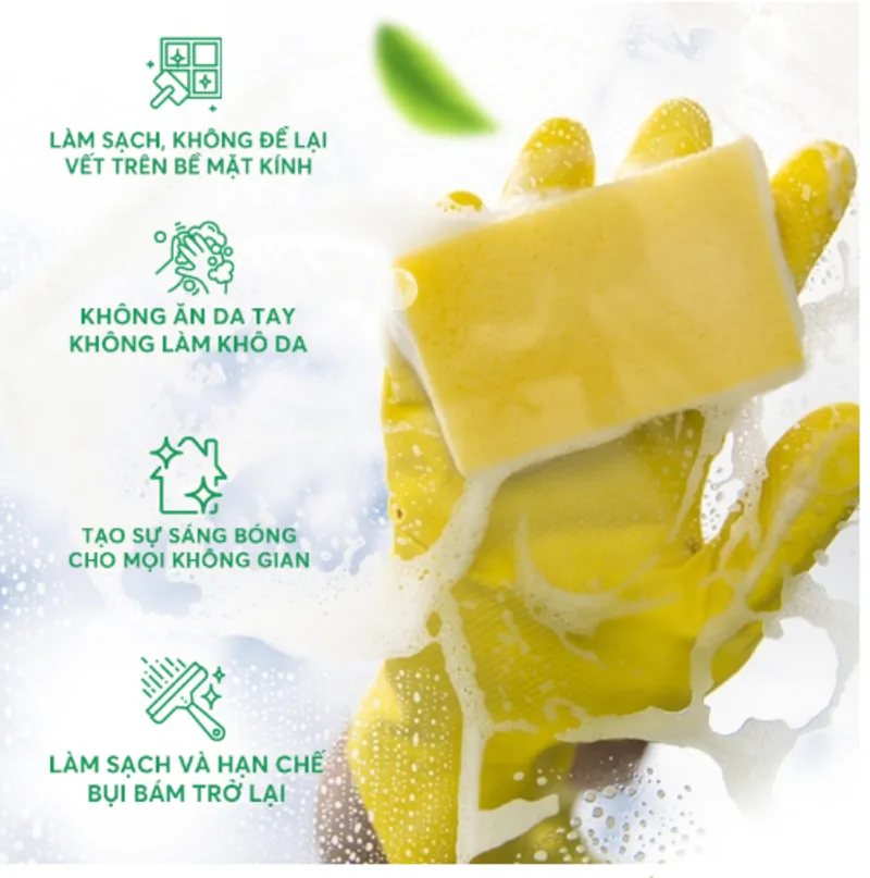 Nước Lau Kính Anandi Đa Năng Chai 500ml Chống Bám Bụi Hiệu Quả Sạch trong suốt, không tỳ vết