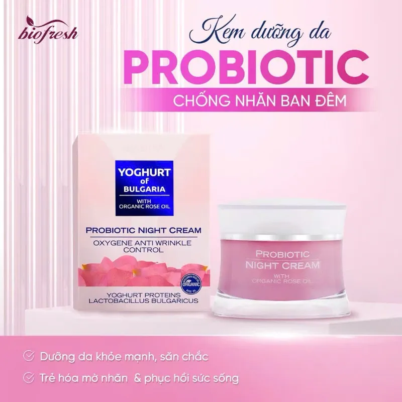 KEM BAN ĐÊM PROBIOTIC 50ML - GIÚP DA NGHỈ NGỚI VÀ TÁI SINH TRONG GIẤC NGỦ
