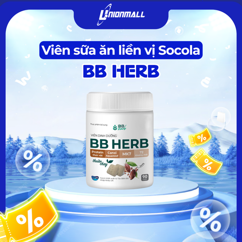 Viên sữa ăn liền BB HERB vị Socola