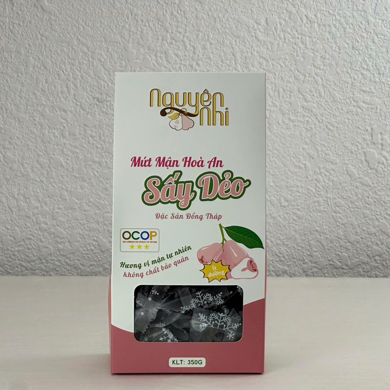 Mận sấy dẻo hộp 350gr ( đặc sản đồng tháp) - 0COP 3 sao