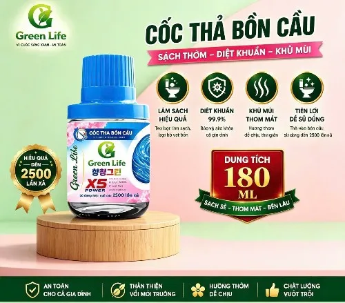 Cốc thả bồn cầu