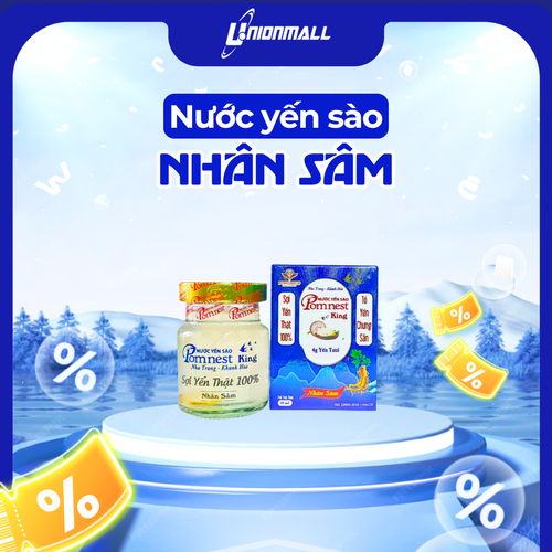 Nước Yến Sào Pomnest King Nhân Sâm - Lốc 6 hũ